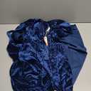 BerryGo Women's Velvet V Neck Wrap Semi Formal Dress Cocktail Party Maxi Dress for Wedding Guest, 3XL