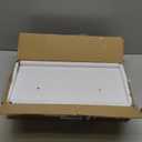 AMADA HOMEFURNISHING Floating Shelves Wall Mounted, 15 x 7 Inch Wall Shelves for Bathroom, Bedroom, Living Room, White Shelves Set of 2