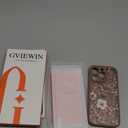 GVIEWIN for iPhone 16 Pro Case Compatible with MagSafe, [Military Grade Protection] [Screen Protector] Full Camera Protection Floral Translucent Women Magnetic Phone Case, Corn Poppy/Brown