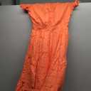 BTFBM Womens Summer 2026 Casual Midi Maxi Dresses Lightweight Short Sleeve V Neck Elastic Waist Boho Beach Dress Pockets M