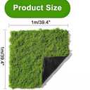 Fake Moss for Crafts 39.37" x 39.37" Artificial Moss for Indoor Plants Decorating Dark Green Faux Grass for Planters Crafts DIY Table Centerpieces Fairy Garden Floral Wedding 100 x 100cm