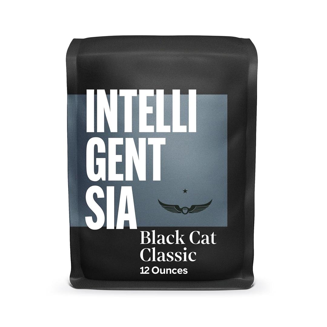 Intelligentsia Coffee, Light Roast Whole Bean Coffee, 100% Arabica Coffee - Black Cat Classic Espresso 12 Ounce Bag (EXP 06/24/26)