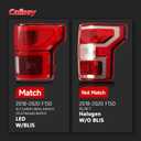 LED Tail Lights Compatible with Ford F150 2018-2020 W/Blind Spot Taillight Rear Driving Brake Lights Replace OEM KL3Z13404B, JL3Z13404C, JL3Z13404F, KL3Z13404A (Module NOT Included) Right Side