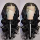 Body Wave Lace Front Wigs for Black Women, Long Glueless Lace Front Wig with Pre Plucked Natrural Hairline and Baby Hair for Women (Body Wave Wigs 26")