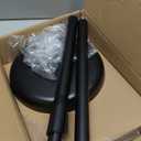 HUAZI Sign Stand Holder Adjustable Sign Holder Standing Floor Poster Stand for 8.5x11 inches,Both Vertical & Horizontal View Displayed,Snap-Open Frame with Round Safety Corner for School Church Business Show,Black