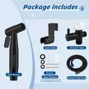 Handheld Bidet Sprayer for Toilet - Feminine Wash, Toilet Cleaning - Stainless Steel, Adjustable Water Pressure, Easy Installation