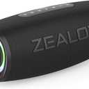 ZEALOT IPX7 Waterproof Bluetooth Speaker 50W: 20H Playtime, BassUp Tech, Wireless Stereo Sound for Poolside, Camping Movie Night, RV Trips - Perfect for Outdoor Enthusiasts, Birthday Gifts