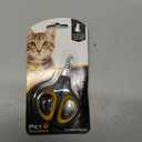 Cat Nail Clippers by Pet Republique Professional Stainless-Steel Nail Clipper for Cats, Kittens, Hamster, Rabbits, Birds, & Small Breed Animals Claw Trimmer (Black+Yellow)