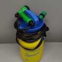 Finderomend Portable Shower for Camping with 7 Spray Modes, Hand Press Camping Shower with Removable Hose and Shower Head, Pressure Rinse Kits for Hiking Traveling Garden Beach Pet Shower (5L, Yellow)