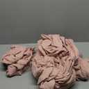 annadaif Pink Duvet Cover Queen (90x90 Inch), 3 Pieces (1 Duvet Cover, 2 Pillowcases) Soft Washed Microfiber Bowknot Bow Tie Duvet Cover Set, Easy Care Bedding Set for Men, Women