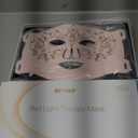 Red Light Therapy for Face, LED Face Mask Light Therapy,Near-Infrared 850 Red Light Therapy Mask(NIR),Portable,Rechargeable and Remote