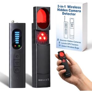 Hidden Camera Detectors  Spy Camera Finder & GPS Tracker Detector  RF Bug Detector & Hidden Devices Scanner  Hidden Bug and Camera Detector for Travel, Hotel, Office, Car, & Home Privacy Protection