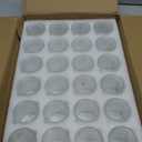 24 Pack Clear Glass Votive Candle Holders, Vintage Candle Holder for Floating Candle, Tealight Candle Holder for Table Centerpieces Home Bridal Shower Birthday Christmas Wedding Party Table Decoration