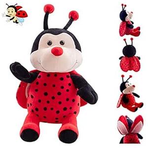 Cute Bumblebee Stuffed Animals Super Soft Yellow Bee Plush Toys Stuffed Honeybee Plushies Animal with Wings Honey Bee Plush Doll Animal Toy for Kids & Lovers 13 INCH