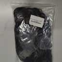 Desert Warrior Dune Costume Set - Curly Brown Wig, Black Fitted Breathing Nose Tube to Form to Face, and Netted Wig Cap for Cosplay - One Size Fits All