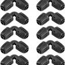 Pipe Fitting PPFT41281 10Pcs Garden Water Tube Hose POM Elbow Connector Adapter Agricultural Lock Fittings for Irrigation Fittings Garden Fittings
