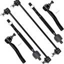 SCITOO 6pcs Front Suspension Kit Inner Outer Tie Rod End fit 2007-2012 for Toyota for Yaris Sway Bar Link