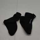 XUKER Neoprene Water Socks 3mm, Sand Proof Beach Volleyball Socks Diving Socks for Outdoor Water Sports (Black 01-high Cut)