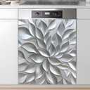 Dishwasher Magnet Sticker Cover Panel Decal Refrigerator Magnetic Sticker Decorative for Kitchen Decoration,Fridge Door Cover,Home Appliances Decor Stickers 23.03"x25.59", 23"x26"