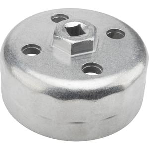 Heavy Duty 90.2mm 15Flutes Oil Filter Wrench Compatible with Land Rover and Jaguar - Fits 3.0L & 5.0L Gas Engines