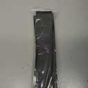 Lindas Essentials Silicone Stove Gap Covers (2 Pack), Heat Resistant Oven Gap Filler Seals Gaps Between Stovetop and Counter, Easy to Clean Stove Gap Guard (25 Inches, Black)