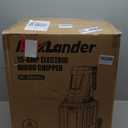 MAXLANDER 15-Amp Electric Wood Chipper, Shredder Mulcher with 50L Collecting Bin, 1.8-Inch Cutting Diameter for Mulching, Composting and Yard Cleanup 15:1 Reduction