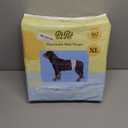 Comfortable Male Dog Diapers - 50-Pack Super Absorbent Disposable Male Dog Wraps- FlashDry Gel Technology, Wetness Indicator Doggie Diapers- Leakproof Belly Wraps for Incontinence, Excitable Urination