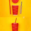 2 x Straw Puncher for Plastic Lids Lemonade Straw Hole Punch Lemonade Cups Hole Puncher for Plastic Lids, Lemonade Stand Supplies Hole Punch for Straw (3 Pack)