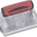 MARSHALLTOWN Heavy-Duty Zinc Hand Groover, 6 x 4 3/8 inch, DuraSoft Handle, Concrete, Made in the USA, 833D (1/2x2/5x1/4 Inch)