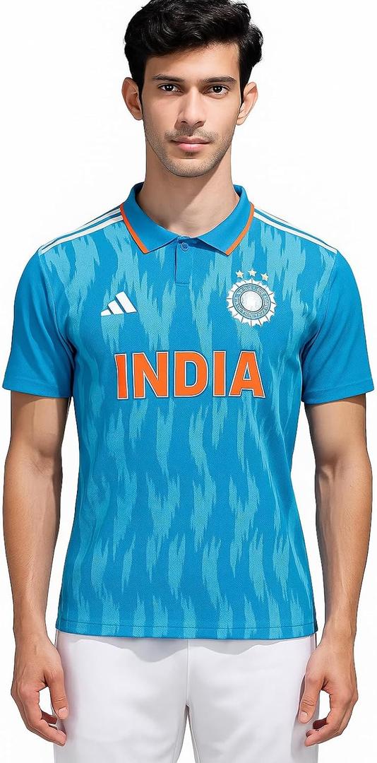 adidas Mens Official India Cricket ODI Fan Coat XL