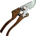 Branch Trimmer, Japanese Bonsai Trimming Scissors, Garden Clippers Handheld, Ergonomic Gardening Tools, Floral Shears Gardening Set, Garden Pruners Farming Tools (Wood Silver)