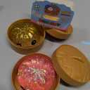Ultra-Soft TPR Slow-Rise Sensory Fidget Toy, Stress Relief for Classroom or Office, Cute Birthday for Kids Teens & Adults (Mini Pink & Gold)