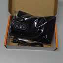 Red Light Therapy for Neck and Shoulders Wrap, Cordless Infrared Heating Pad Belt with Vibration for Body, Hands, Rechargeable Portable Neck Massager with Heat 660nm/850nm (Black)