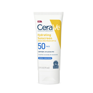 CeraVe Hydrating Mineral Sunscreen 50 Face SPF 50