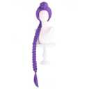Long Straight Grape Red Wig Halloween Cosplay Costume Wig Women Anime Halloween Wig (Purple)