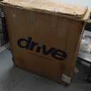 Drive Medical Nitro Sprint Foldable Rollator Walker with Seat - Lightweight Support - Large Wheels - Compact Folding Design - Adjustable Comfort - Tall Size - Black