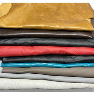 3 lbs Genuine Leather Scraps  Large Pieces (Avg 8"x10" to 12"x18")  Full & Top Grain Upholstery Remnants  Assorted Earth Tones for Crafts, Repairs, Wallets, & DIY  Soft & Flexible Cowhide