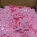 GlyinnHe 5Ft Pop Up Christmas Tinsel Tree with 50 Mulitcolore Lights Prelit Christmas Pencil with Pink Sequins Battery Operated Lighted Glitter Xmas Slim Tree for Indoor Home Party DecorPink