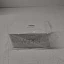 NOVWANG Wipes Dispenser, Large Capacity Baby Wipe Holder(8.3L x 4.9W x 3.9H inches) Refillable Wipes Container with Sealing Design Baby Wet Wipes Dispenser for Bathroom Home Office Car (White)