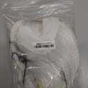 White Bob Wig with Bangs Short Straight Bob Wigs for Women Heat Resistant Synthetic Bangs Wig for Daily Party Cosplay Use (12 Inch)