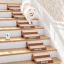 Non-Slip Dog Ramp for Stairs, 2-Step Design for Small Dogs, 5.5 in (6-Pack)
