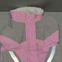 IECOii Dog Winter Coat with Harness Built in, Waterproof Windproof Dog Coats for Dogs, Thermal Fleece Lined Cold Weather Jackets with Zip, Outdoor Warm Snow Jacket Reflective, Pink, XLarge