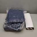 RALYSUN Electric Heated Blanket Queen Size 84"x90" - Dual-Sided with Microplush & Sherpa Fabric, 4 Heat Settings & 10 Hours Auto Off, Dual Controller, Machine Washable - Dark Blue