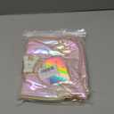 Hiroyuki Iridescent Makeup Bag, Cute Cosmetic Bag, Large Capacity Travel Pouch (Amazing, pink)