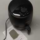 bella 2 qt Manual Air Fryer Oven and 5-in-1 Multicooker with Removable Nonstick and Dishwasher Safe Crisping Tray and Basket, 1200 Watt Heating System, Matte Black