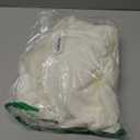 Tegeme 1 Pack 32 x 43 Inch Round Spandex Cocktail Tablecloths with Skirt Cocktail Round Table Cover Spandex Stretch Tablecloth for Fitted High Top Table Bar Wedding Party Banquet (Ivory)