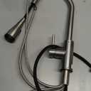 Touchless Kitchen Sink Faucet with Pull Down Sprayer, Stainless Steel Smart Motion Sensor Faucet for Pot Filler, Farmhouse Camper Bar Sink Laundry Room, Brushed Nickel