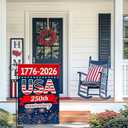 8 x 250 Anniversary USA Garden Flags 12 x 18 Double Sided for Outside, 1776-2026 Patriotic Commemorative Yard Flags, 250 Anniversary USA Merchandise