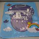 WATINC Retirement Party Decorations Jumbo Guest Book, Purple Congrats Retired Guest Book, Large Message Card Farewell Goodbye Signature Poster Gift for Coworker Office Men Women Pack of 3