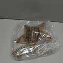 Luxspire Christmas Tree Topper, 3D Lighted Christmas Tree Star with Remote & USB, 9.8" Star for Christmas Tree Top, Holiday Decorations, 6H Timer & 8 Lighting Modes, Champagne Gold